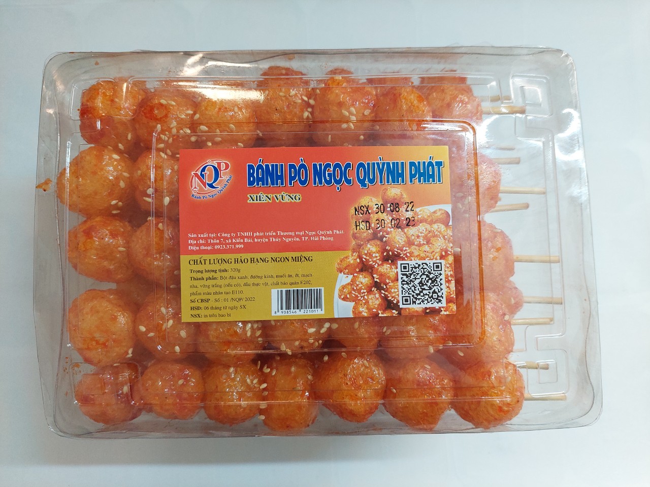 Sản Phẩm Bánh Pò Ngọc Quỳnh Phát (Xiên Vừng)