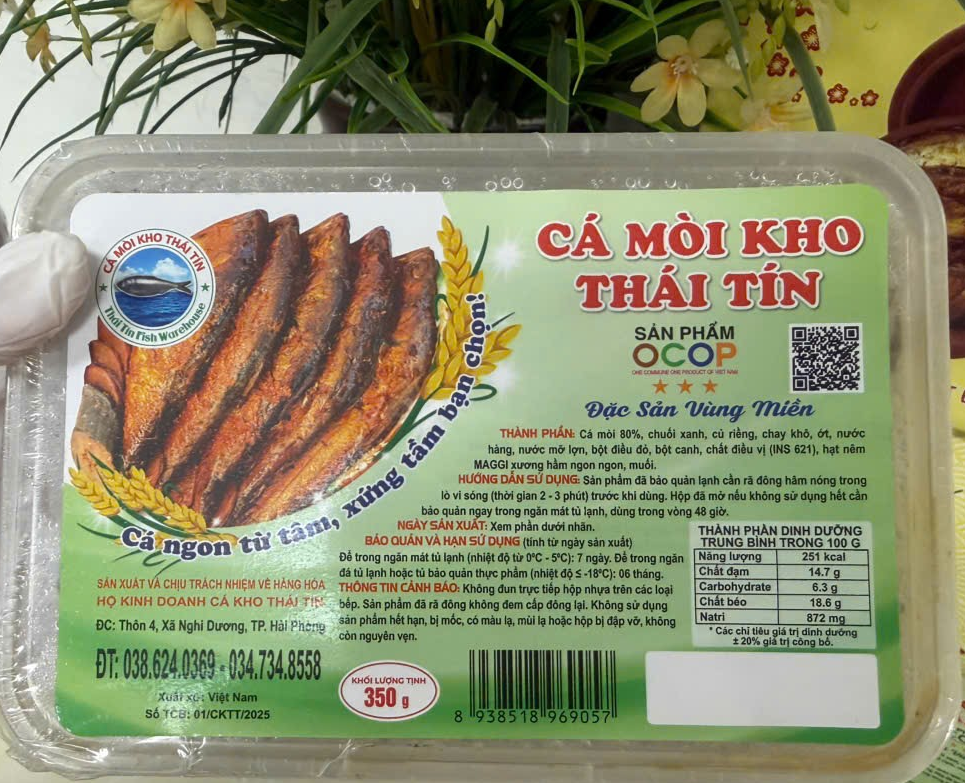 Cá Mòi Kho Thái Tín Loại Hộp 350 g
