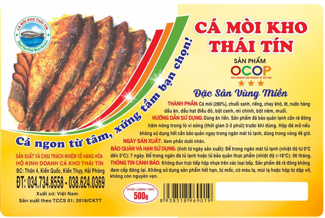 Cá Mòi Kho Thái Tín Loại Hộp 500 g